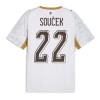 Tsjekkia Tomas Soucek #22 Bortedrakt VM 2026 Kortermet